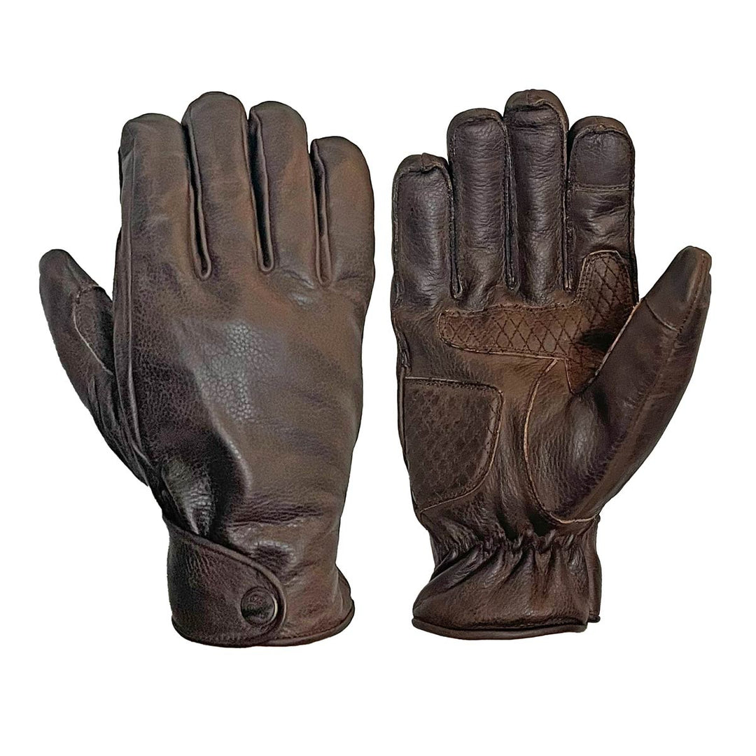 AGE OF GLORY CARPENTER WINTER LEATHER GLOVES - BROWN – Strath Moto