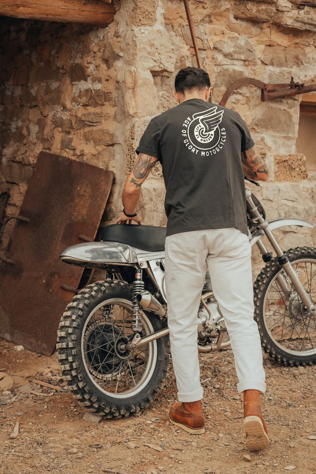 AGE OF GLORY CHAMP T-SHIRT - WASHED BLACK