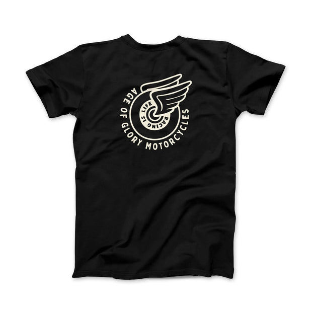 AGE OF GLORY CHAMP T-SHIRT - WASHED BLACK