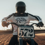 AGE OF GLORY RACERS MESH JERSEY - WHITE BLACK