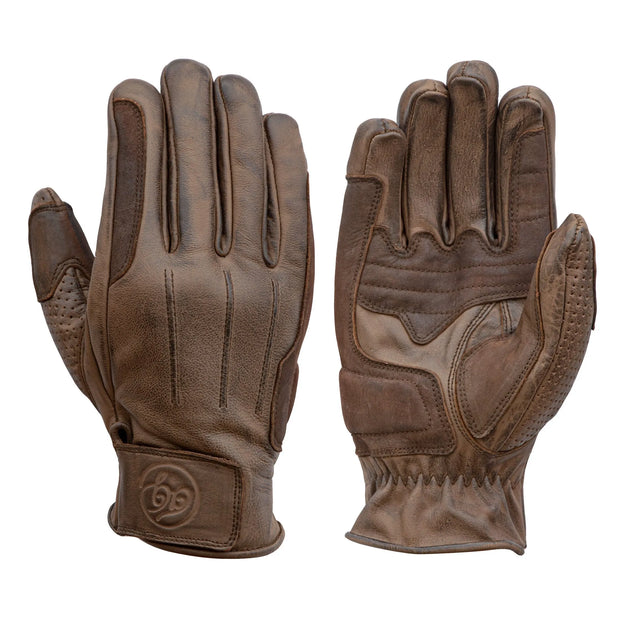 AGE OF GLORY ROVER GLOVES - WAXED BROWN
