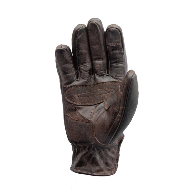 AGE OF GLORY SHIFTER GLOVES - BROWN LEATHER & DENIM