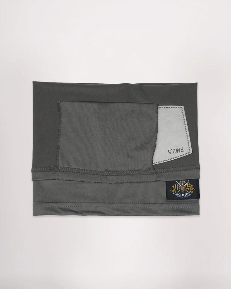 GOLDTOP NECK TUBE/SNOOD WITH FILTER PACK - GREY