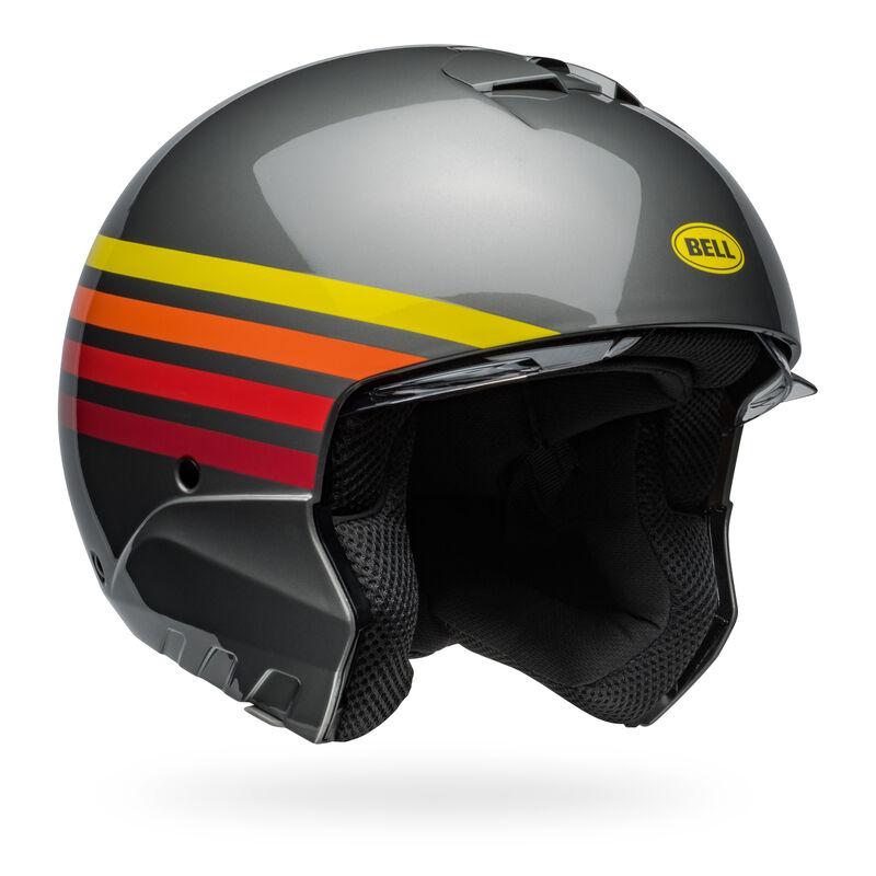 Silver Iridium Bell Bullitt Dark Smoke Visor Bell Bullitt Black