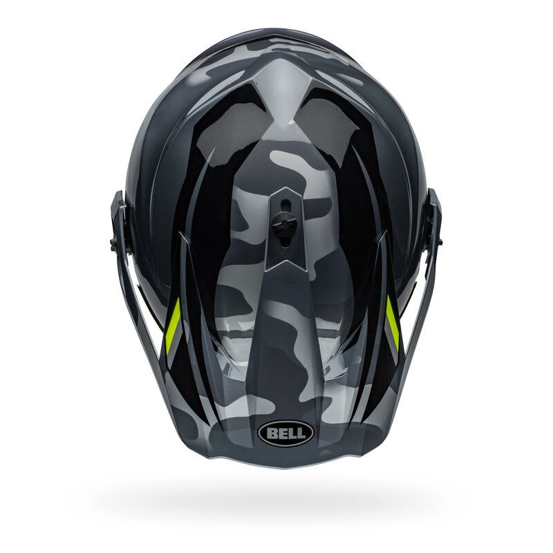 バイク BELL MOTO-9 MIPS 黒✕黄 グレー迷彩柄 オフロード ストリート系