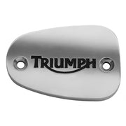 MOTONE BILLET DISC BRAKE OIL RESERVOIR MASTER CYLINDER CAP - MODERN LOGO - POLISHED
