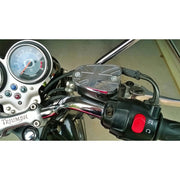 MOTONE BILLET DISC BRAKE OIL RESERVOIR MASTER CYLINDER CAP - UNION JACK - POLISHED