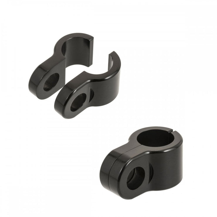 MOTONE KLINGER CLAMPS INDICATOR MOUNTS - 13MM - FOR RIALTO REAR FENDER STRUTS TRIUMPH BOBBER - PAIR