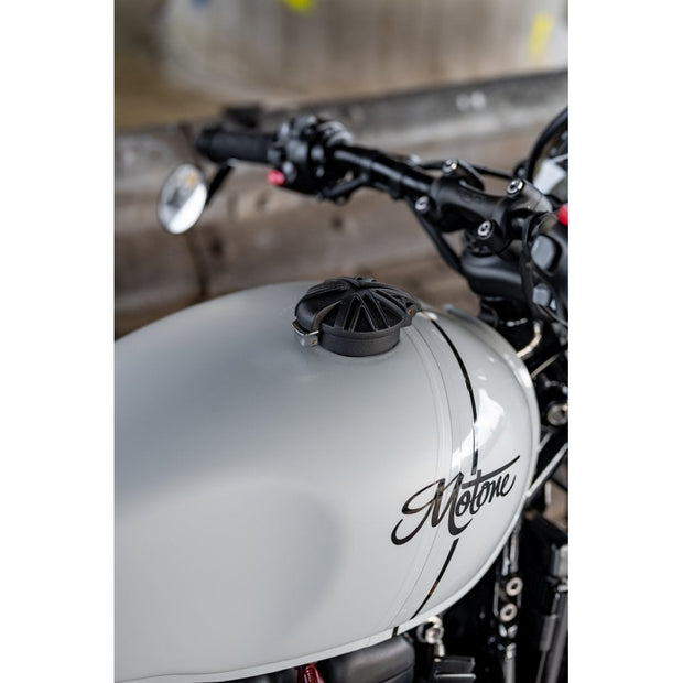 MOTONE BLACKJACK UNION JACK MONZA CAP KIT FOR TRIUMPH & HD - BLACK