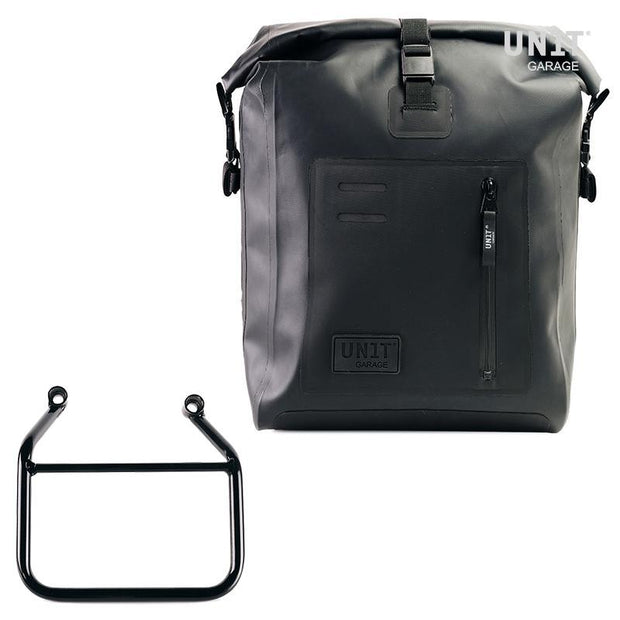 UNIT GARAGE KHALI SIDE PANNIER IN TPU + RIGHT SUBFRAME TRIUMPH SCRAMBLER 400 X AND SPEED 400