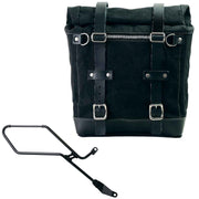 UNIT GARAGE CANVAS SIDE PANNIER (22-30L) + RT SUBFRAME FOR TRIUMPH BOBBER (2017-)