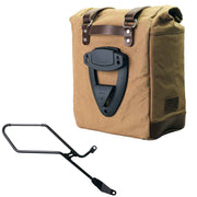 UNIT GARAGE CANVAS SIDE PANNIER (22-30L) + RT SUBFRAME FOR TRIUMPH BOBBER (2017-)