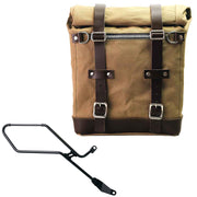 UNIT GARAGE CANVAS SIDE PANNIER (22-30L) + RT SUBFRAME FOR TRIUMPH BOBBER (2017-)