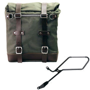 UNIT GARAGE CANVAS SIDE PANNIER (22-30L) + LT SUBFRAME FOR TRIUMPH BOBBER (2017-)