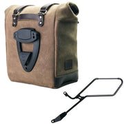 UNIT GARAGE WAXED SUEDE PANNIER (22-30L) + LT SUBFRAME FOR TRIUMPH BOBBER (2017-)