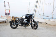 UNIT GARAGE CANVAS SIDE PANNIER (22-30L) + RT SUBFRAME FOR BMW RNINET SCRAMBLER