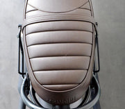 UNIT GARAGE WAXED SUEDE PANNIER (22-30L) + RT SUBFRAME FOR TRIUMPH BONNEVILLE T100/T120
