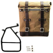 UNIT GARAGE CANVAS SIDE PANNIER (22-30L) + RT SUBFRAME FOR BMW RNINET SCRAMBLER