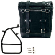 UNIT GARAGE CANVAS SIDE PANNIER (22-30L) + RT SUBFRAME FOR BMW RNINET SCRAMBLER