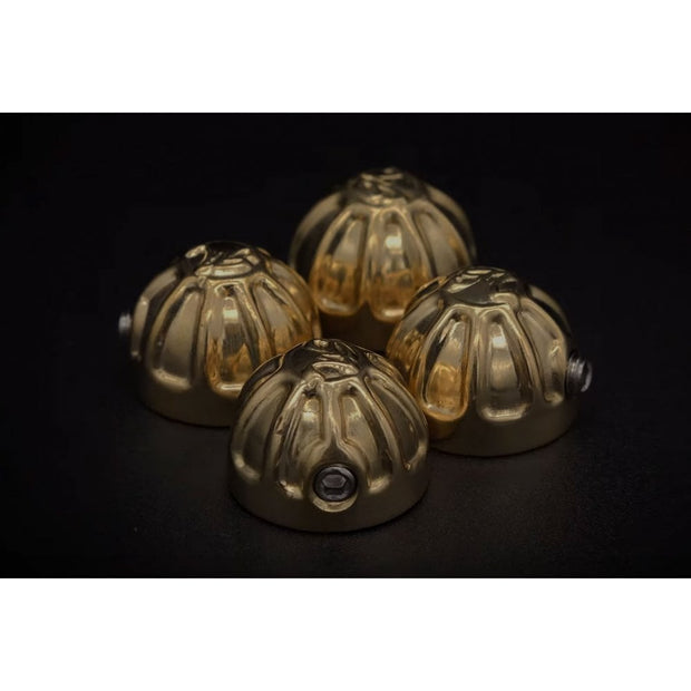 MOTONE CYLINDER STUD KNUCKLES CAPS - BRASS