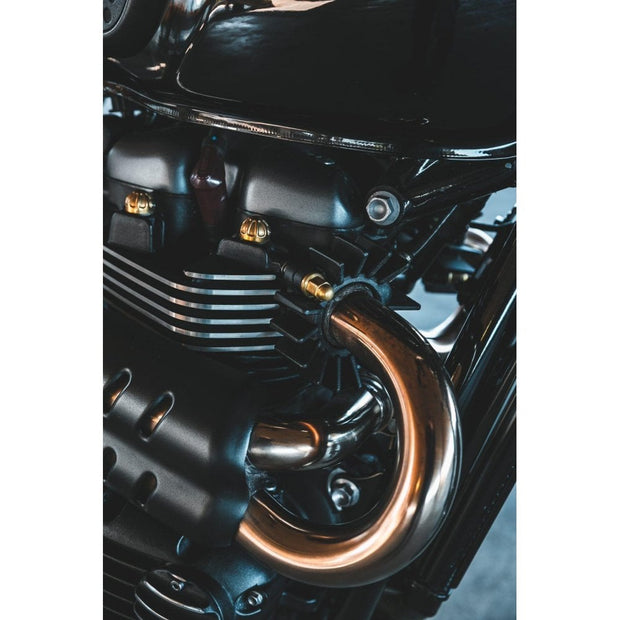 MOTONE CYLINDER STUD KNUCKLES CAPS - BRASS