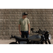 MOTONE BUFFALOW TRUCKER CAP - CURVED PEAK - BLACK 5-PANEL - BUFFALO CHECK REAR MESH