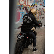 MOTONE COACH JACKET - BLACK/ECRU LOGO