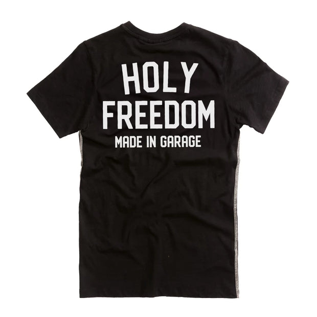 HOLY FREEDOM CREW T-SHIRT - BLACK