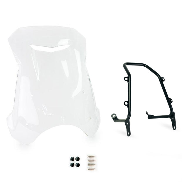 UNIT GARAGE CLEAR WINDSHIELD WITH GPS SUPPORT FOR TRIUMPH T100