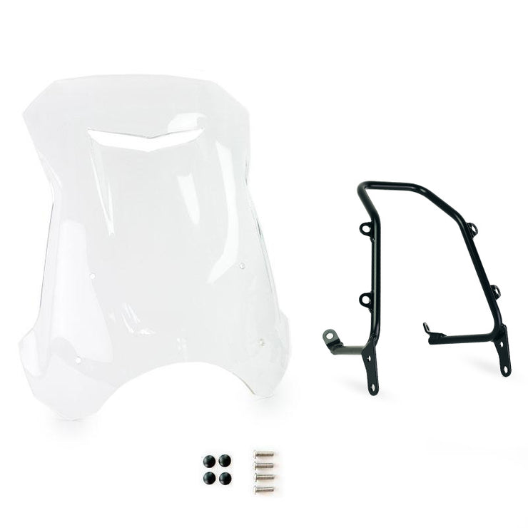 UNIT GARAGE CLEAR WINDSHIELD WITH GPS SUPPORT FOR TRIUMPH T100