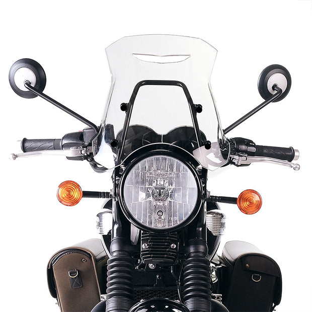 UNIT GARAGE CLEAR WINDSHIELD WITH GPS SUPPORT FOR TRIUMPH T100