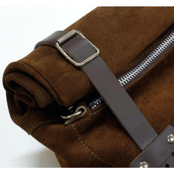UNIT GARAGE WAXED SUEDE PANNIER (22-30L) + RT SUBFRAME FOR BMW RNINET SCRAMBLER