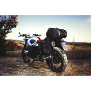 UNIT GARAGE WAXED SUEDE PANNIER (22-30L) + RT SUBFRAME FOR BMW RNINET SCRAMBLER