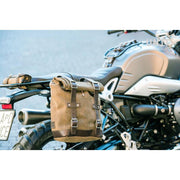 UNIT GARAGE WAXED SUEDE PANNIER (22-30L) + RT SUBFRAME FOR BMW RNINET SCRAMBLER