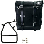 UNIT GARAGE WAXED SUEDE PANNIER (22-30L) + RT SUBFRAME FOR BMW RNINET SCRAMBLER