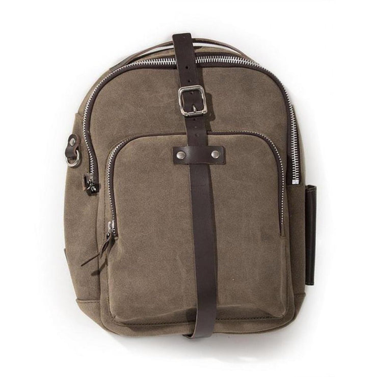 UNIT GARAGE TANK BAG IN SPLIT LEATHER