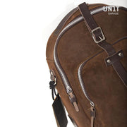 UNIT GARAGE TANK BAG IN SPLIT LEATHER