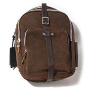UNIT GARAGE TANK BAG IN SPLIT LEATHER