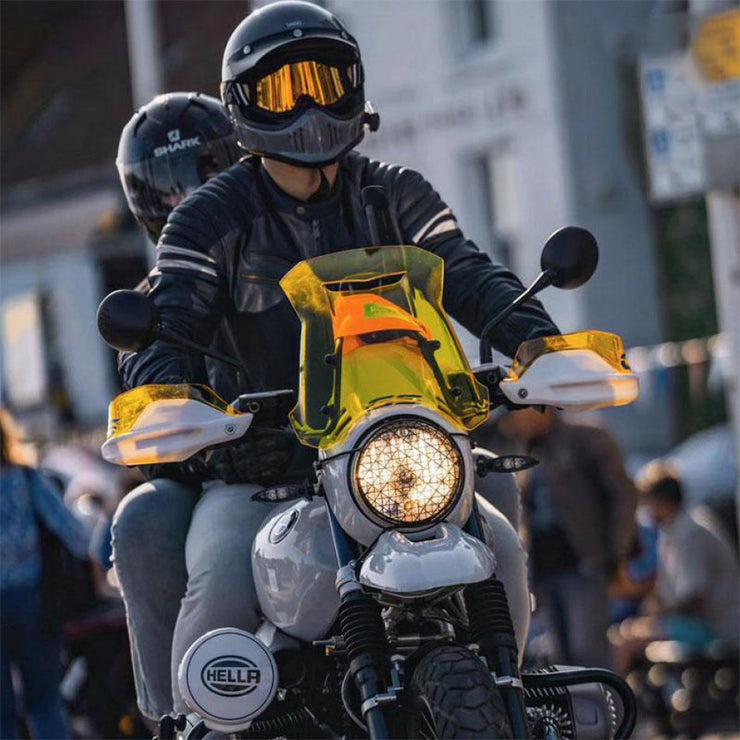 UNIT GARAGE WINDSHIELD WITH GPS SUPPORT FOR NINET URBAN GS