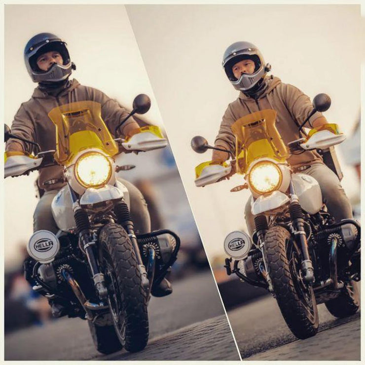 UNIT GARAGE WINDSHIELD WITH GPS SUPPORT FOR NINET URBAN GS