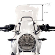 UNIT GARAGE WINDSHIELD WITH GPS SUPPORT FOR NINET URBAN GS