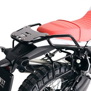 UNIT GARAGE LUGGAGE RACK WITH PASSENGER GRIP W/ BLACK ALUMINIUM PLATE BMW R12 G/S