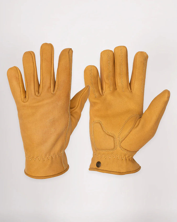 GOLDTOP DEERSKIN ROPER GLOVES - SHORT