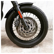 MOTONE DUCKBILL FRONT MUDGUARD/FENDER - GLOSS BLACK - AC BIKES