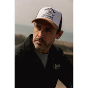 MOTONE ENGINEHEAD TRUCKER CAP - CURVED SUEDE PEAK