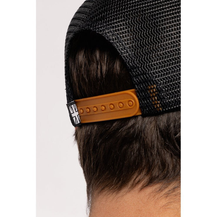 MOTONE ENGINEHEAD TRUCKER CAP - CURVED SUEDE PEAK