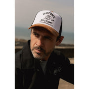 MOTONE ENGINEHEAD TRUCKER CAP - CURVED SUEDE PEAK