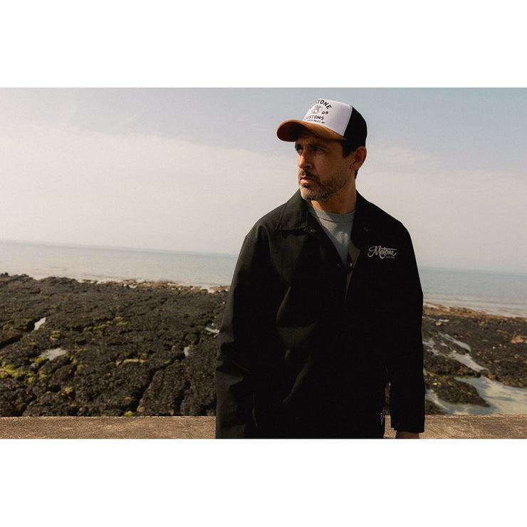 MOTONE ENGINEHEAD TRUCKER CAP - CURVED SUEDE PEAK