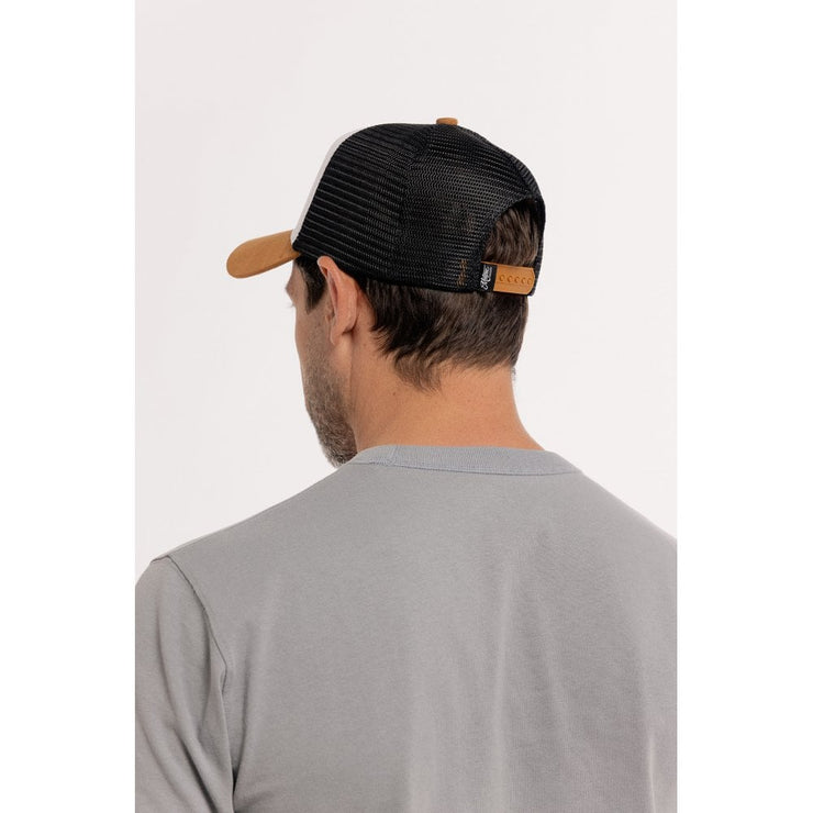 MOTONE ENGINEHEAD TRUCKER CAP - CURVED SUEDE PEAK