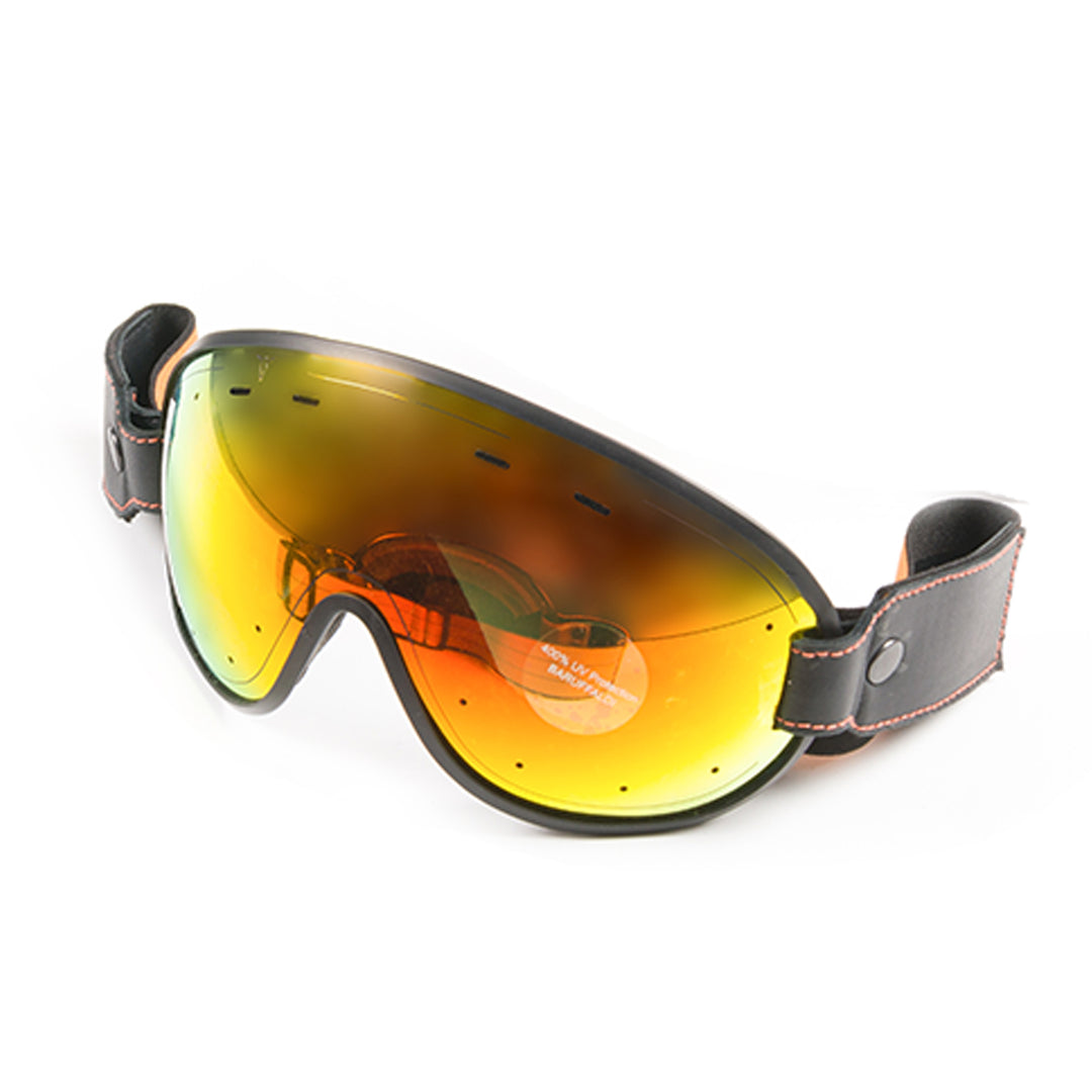 BARUFFALDI ETRURIA CAFE RACER GOGGLES - ORANGE MIRROR W